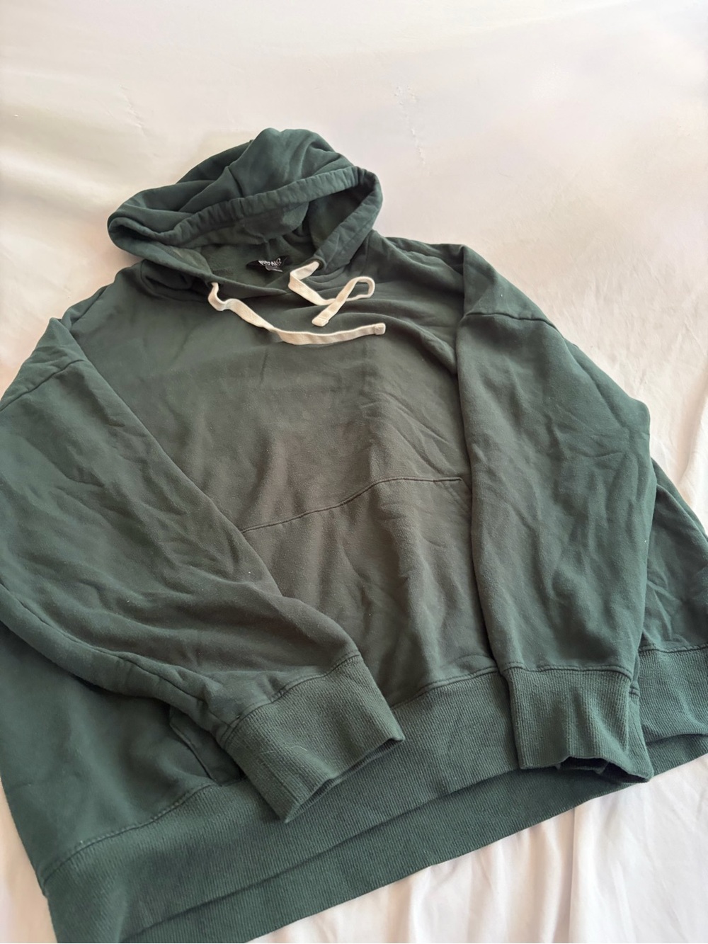 Buffalo David Bitton Forest Green Hooded Pullover Sweatshirt  XL